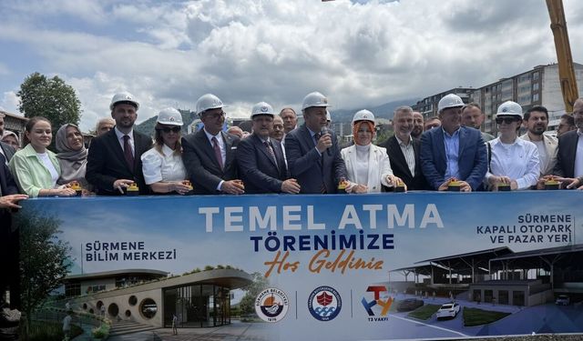 Trabzon'da toplu temel atma töreni düzenlendi