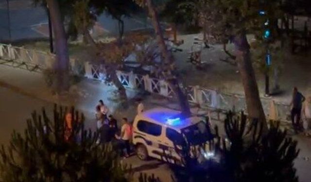 Kafenin önünde içki içenleri uyarınca kavga çıktı