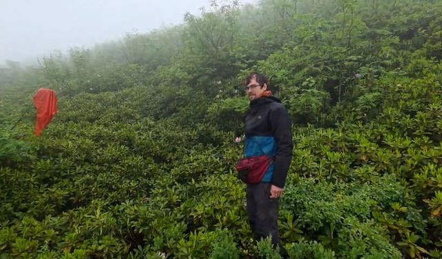Rize'de doğa yürüyüşünde kaybolan 3 Rus turist kurtarıldı; o anlar kamerada