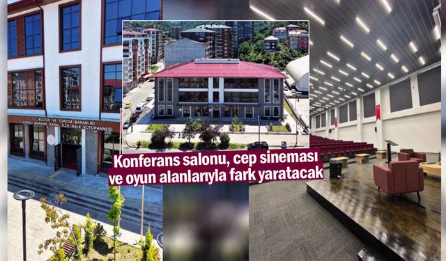 Çayeli Halk Kütüphanesi kapılarını açıyor