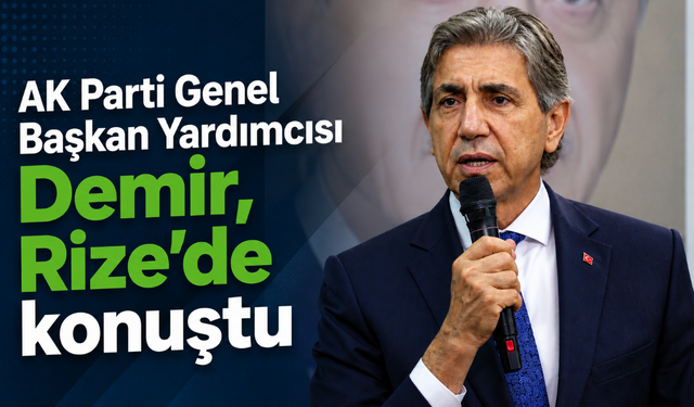Demir: "Bu ülkenin kaderini bunlara bırakmamak lazım"