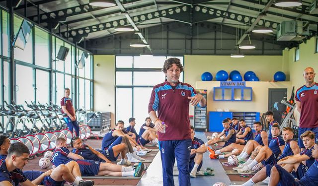 Trabzonspor, yeni sezon hazırlıklarını çift antrenmanla sürdürdü
