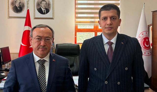 ÇAYKUR Genel Müdürü Alim, MSB Tedarik Hizmetleri Genel Müdürü Erdoğan'a hayırlı olsun ziyareti