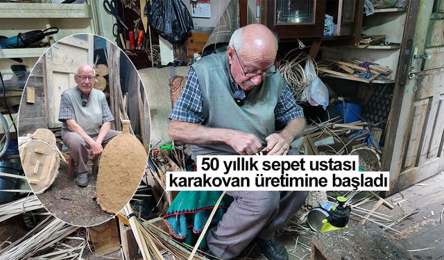 Çayeli'nde Bekir Usta'nın el emeği sepet karakovanları yoğun ilgi görüyor