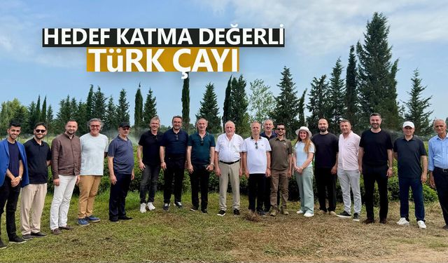 Rize Ticaret Borsası Heyeti Azerbaycan'da çay üretimini yerinde inceledi