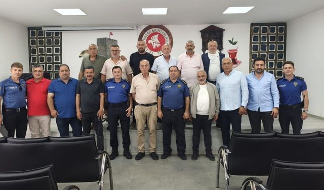 Müdür Barakalı, Muhtarlarla bir araya geldi