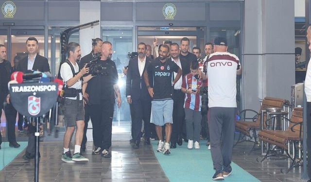 Trabzon'da Salah'a coşkulu karşılama