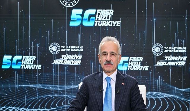Bakan Uraloğlu: 5G abone sayısı 4 ayda 44,5 milyona ulaştı
