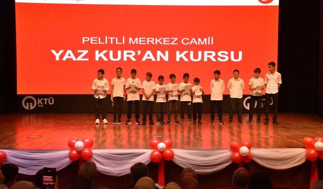 Trabzon'da 10 bin öğrenci yaz Kur'an kurslarında eğitim aldı