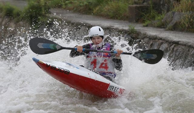 Akarsu Slalom Türkiye Şampiyonası, Rize'de yapıldı