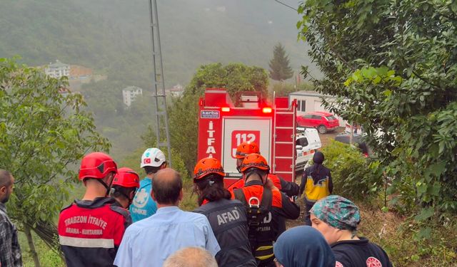 Trabzon'da fındık toplarken yamaçtan yuvarlanan kişi yaralandı