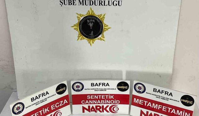Bafra'da uyuşturucu operasyonu: 2 tutuklama
