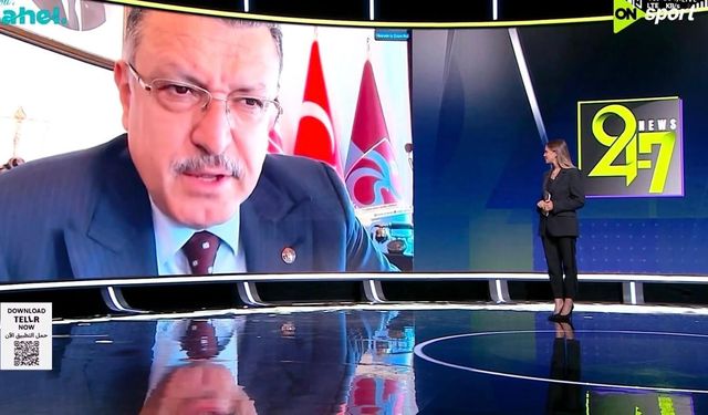 Başkan Genç, Mısır televizyonuna Trabzon'u anlattı
