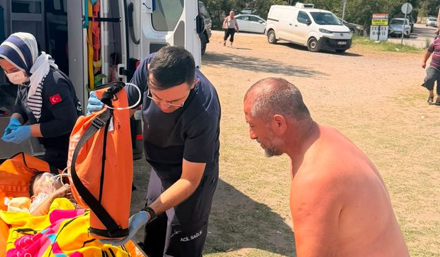 Boğulma tehlikesi geçiren 3 çocuk, kurtarıldı