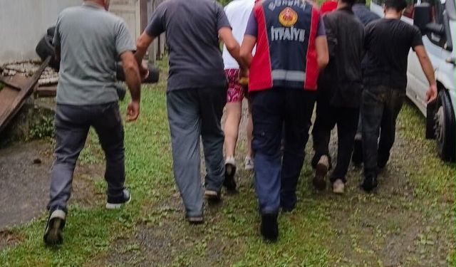 Borçka'da yüksekten düşen fındık işçisi yaralandı