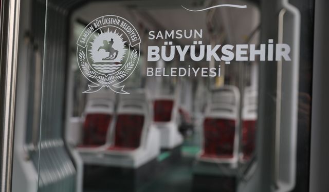 Büyükşehir Belediyesi Hafif Raylı Sistem filosunu güçlendiriyor; ikinci tramvay da Samsun'da
