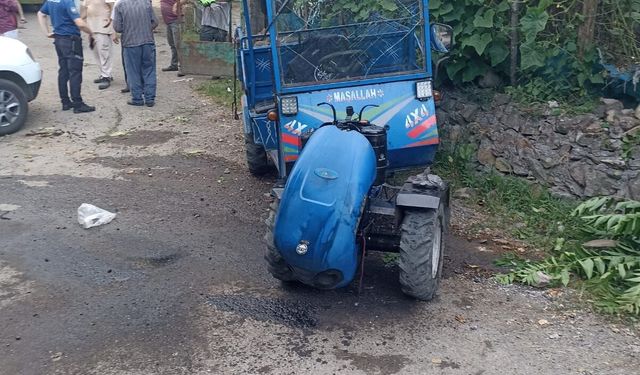 Ordu'da patpat devrildi: 8 kişi yaralandı