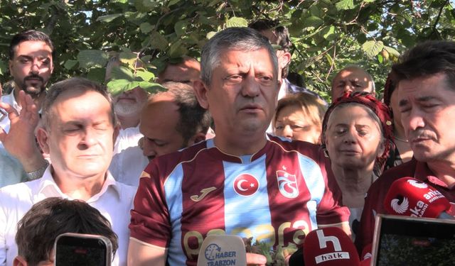 Özgür Özel: 'Fındık üreticisi fındığını toplamıyor'