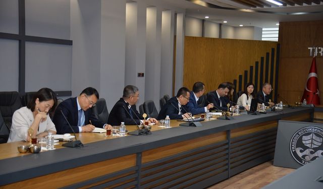 Trabzon Büyükşehir'den Çin ile yeni yatırım adımı
