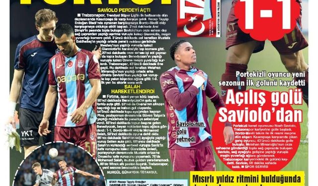 Trabzonspor sezona Kasımpaşa beraberliğiyle başladı, Salah ilk kez forma giydi