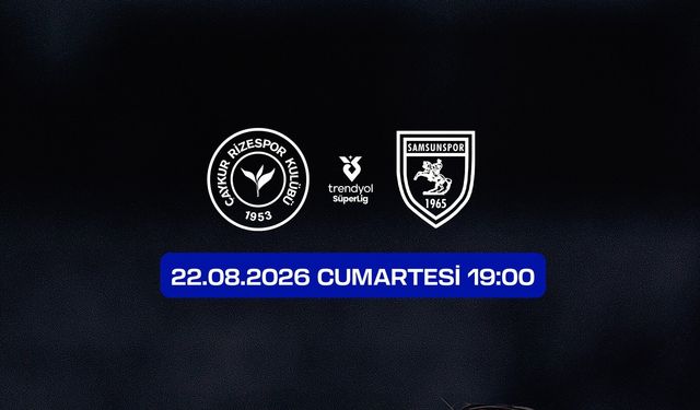 Çaykur Rizespor-Samsunspor Maçının Biletleri Satışa Çıktı