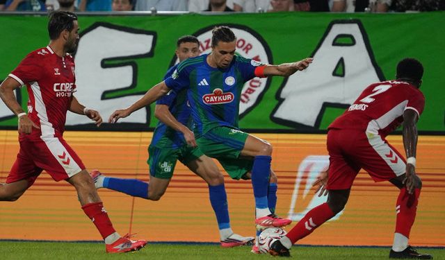 Çaykur Rizespor Evinde Mağlup oldu