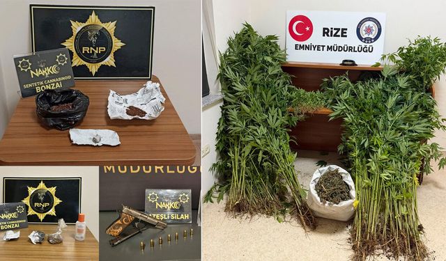 Rize’de Uyuşturucu Operasyonu: 5 Kişi Tutuklandı
