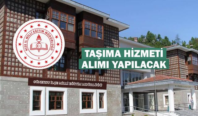 GÜNEYSU'DA ÖZEL EĞİTİM TAŞIMA HİZMETİ ALIMI