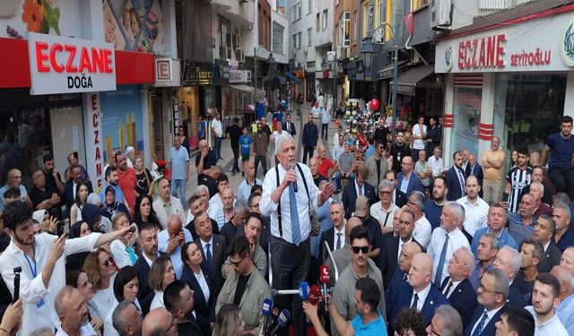 İYİ Parti lideri Dervişoğlu, memleketinde
