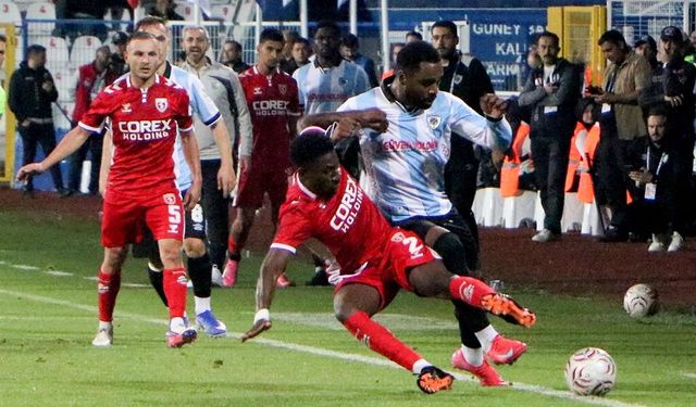 Erzurumspor, sahasında Samsunspor'u mağlup etti