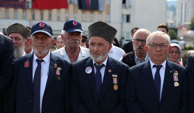 Rize'de Gaziler Günü törenle kutlandı