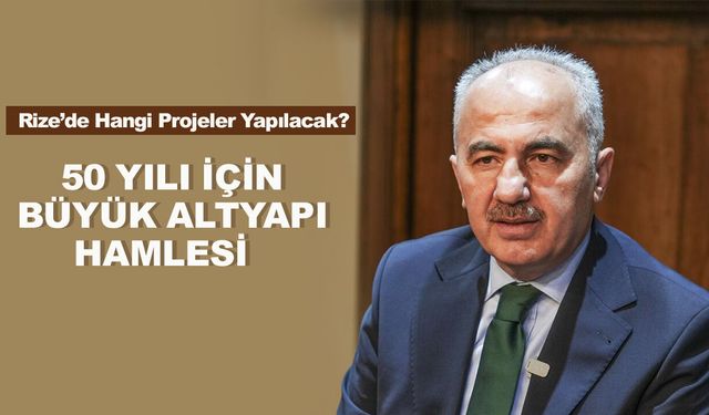 Başkan Metin’den Rize’nin Ulaşım ve Kentsel Dönüşüm Projelerine İlişkin Açıklama