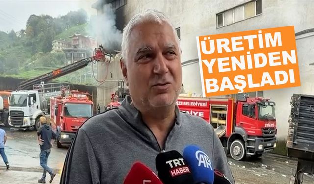 Okumuş Çay’da Yangının Ardından Üretim Yeniden Başladı