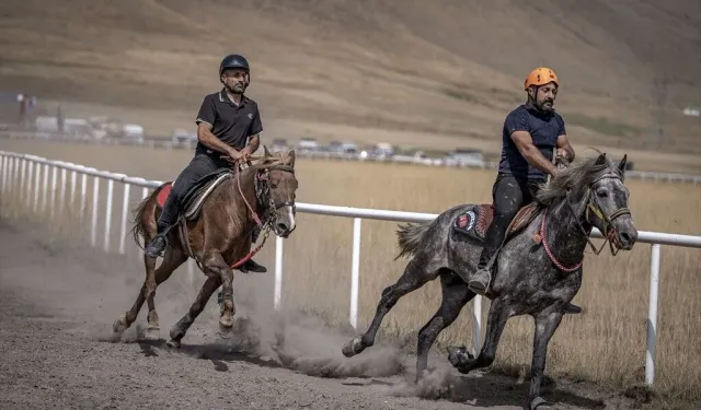 Erzurum'da "Geleneksel Rahvan At Yarışları" düzenlendi