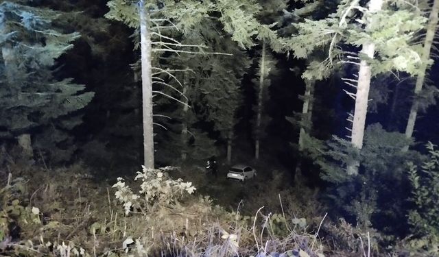 Bolu'da cip uçuruma yuvarlandı: 4 yaralı