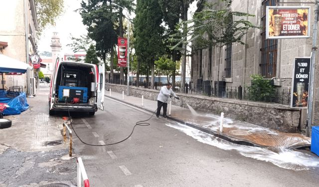 Samsun'da temizliğe mobil müdahale