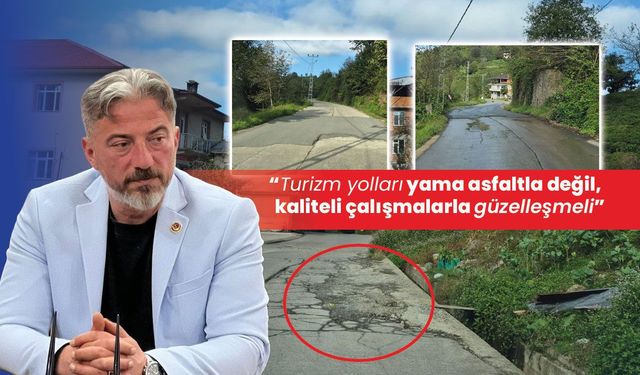 BBP Çayeli İlçe Başkanı Mustafa Durmuş’tan Şairler Deresi Yolu Tepkisi