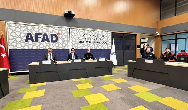 Rize Olası İstanbul Depremine Karşı Destek İl Olarak Hazırlanıyor