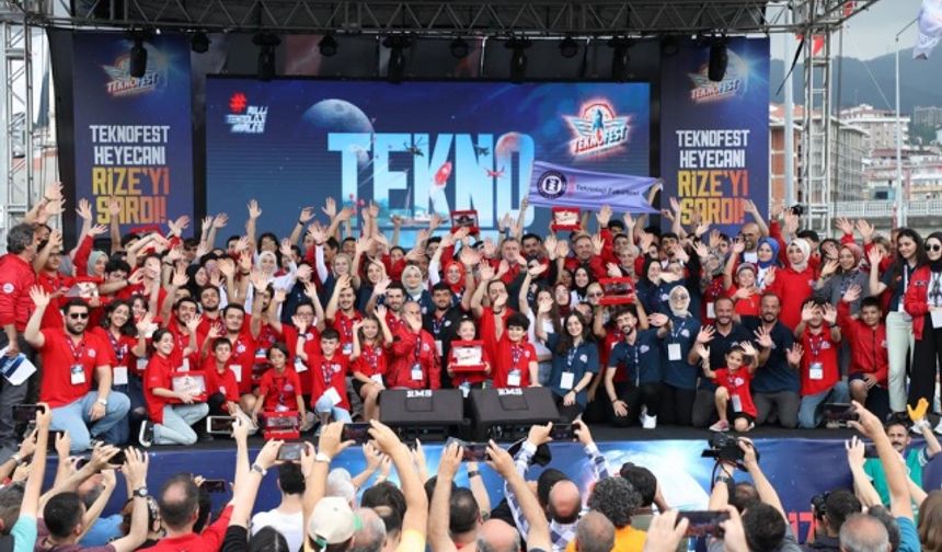 TEKNOFEST KARADENİZ Rize yarışmaları sona erdi
