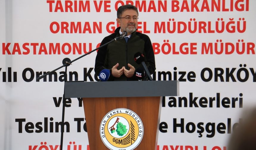 Tarım ve Orman Bakanı Yumaklı, Kastamonu'da konuştu:
