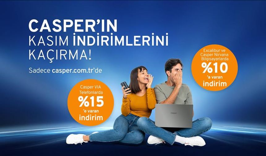 Casper VIA akıllı telefon modellerinde yüzde 15’e varan indirim