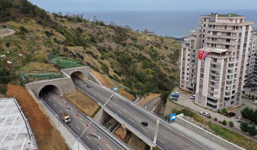 Trabzon'da ulaşım tünellerle kolaylaştı