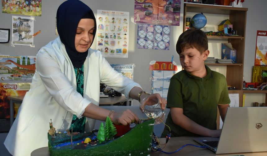 Akçaabat Bilim ve Sanat Merkezinde hazırlanan heyelan öncesi vatandaşları uyaracak proje geliştirilecek