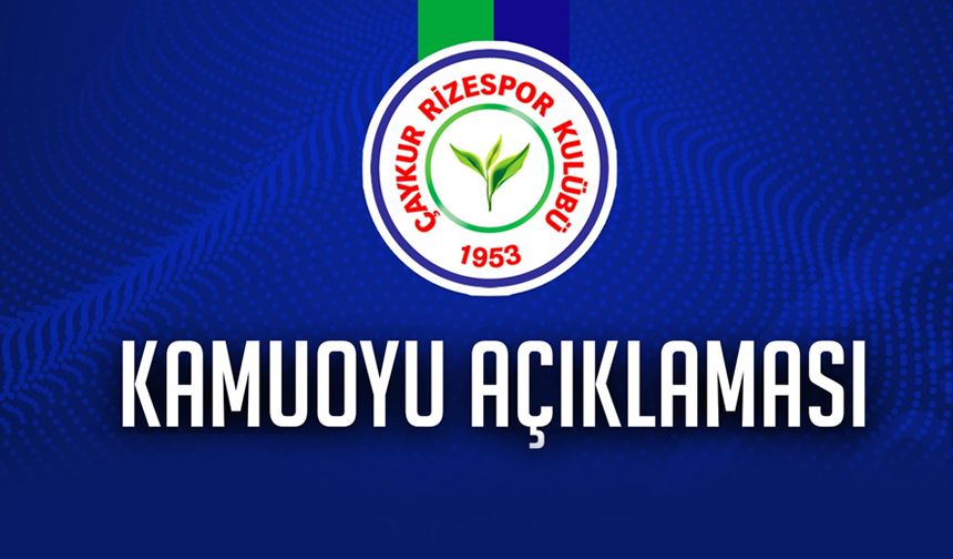 Çaykur Rizespor’da kongre var!