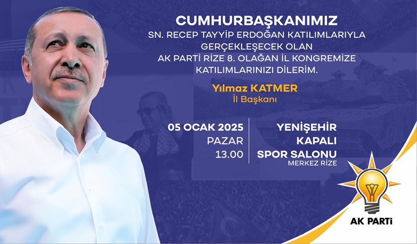 Cumhurbaşkanı Erdoğan memleketine geliyor!