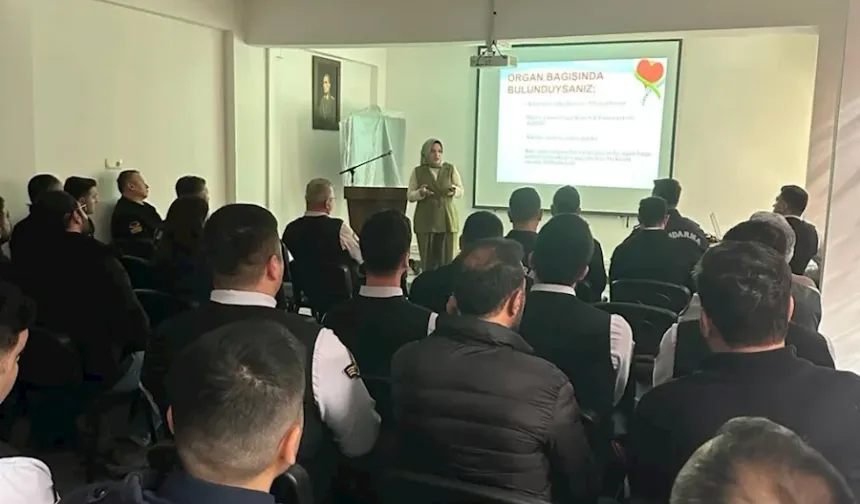 Trabzon’da Jandarma Personeline Organ Bağışı Bilinçlendirme Eğitimi