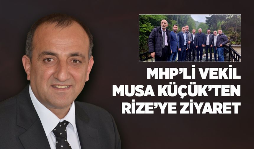 MHP Gümüşhane Milletvekili Küçük, Çayeli’nde bölge ve ülke gündemi hakkında konuştu