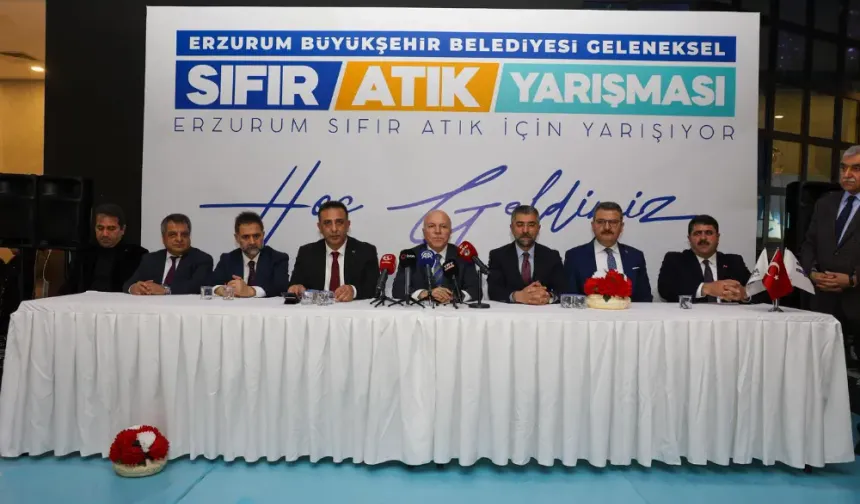 Erzurum’da Sıfır Atık Çalışmaları Ödüllendirildi