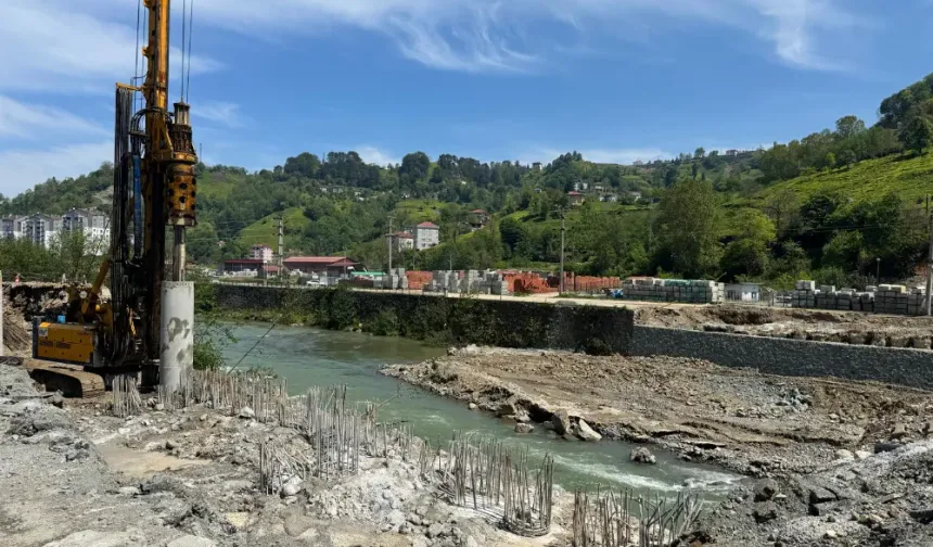 Of’ta Yeni Köprü Projesiyle Ulaşıma Modern Dokunuş