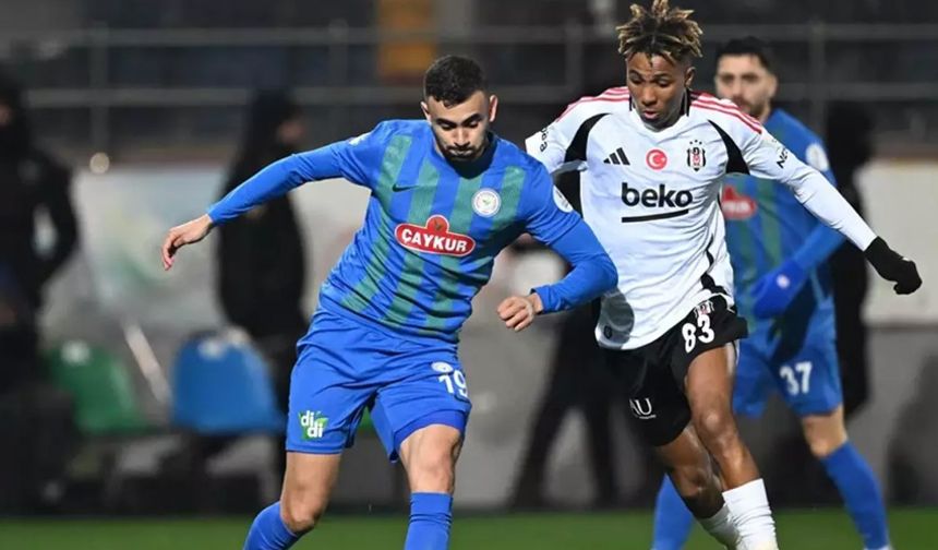 Çaykur Rizespor, yarın deplasmanda Beşiktaş ile karşılaşacak